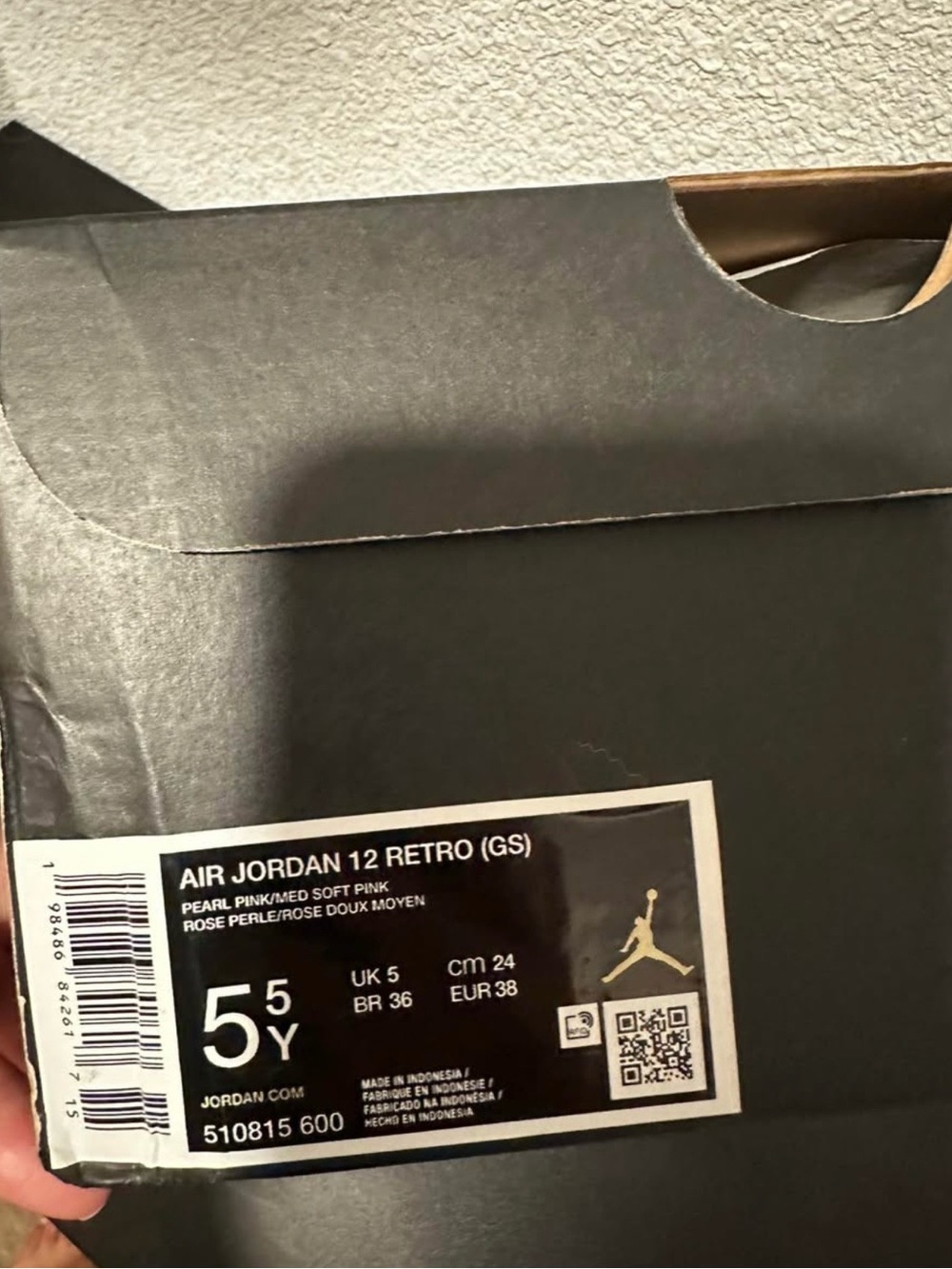 Air Jordan 12 Retro (GS) Pearl Pink / Soft Pink